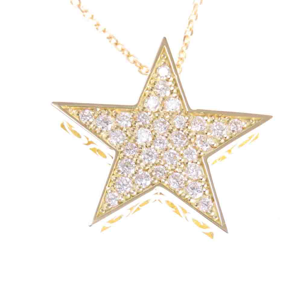 ネックレス ペンダント ダイヤモンド K18 レディース 星に願いを rapinesu-nip8