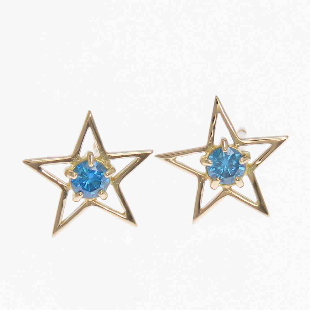 安い購入 K18 ブルーダイヤ ピアス メンズ レディース 星型 スター Star Caluna No 安い購入 K18 ブルーダイヤ ピアス メンズ レディース 星型 スター Star Caluna No