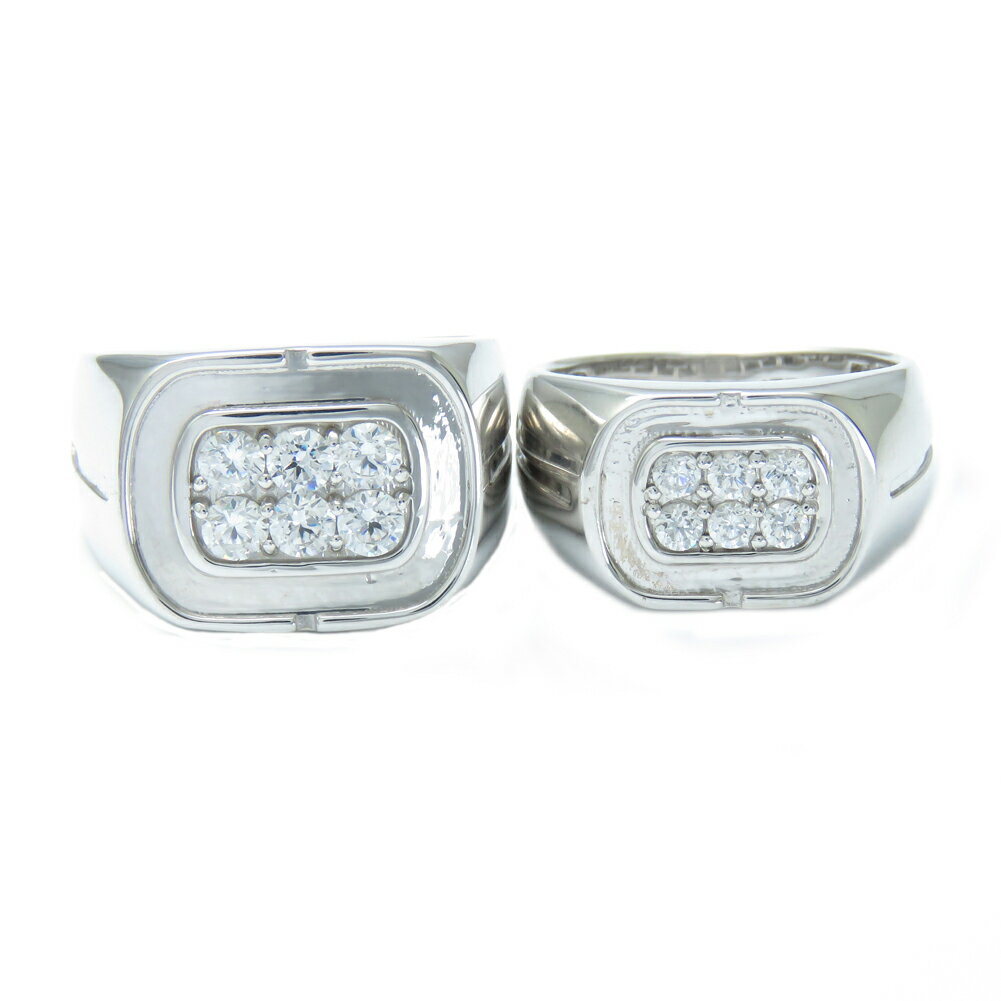 印台 ペアリング Pt900 ダイヤモンド メンズ レディース 結婚指輪 マリッジリング エンゲージリング rapinesu-nh107-120