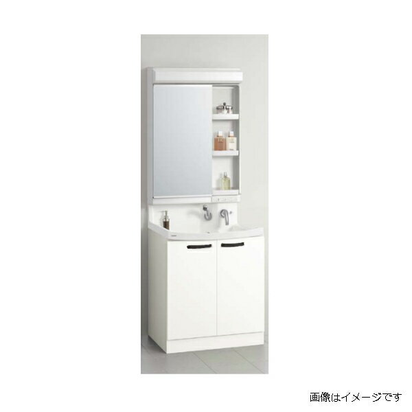 クリナップ ファンシオ 洗面化粧台セット 間口60 1面鏡タイプ 取手ブラック 開きタイプ モノホワイト M-601NFNC / BNFH60TNTCWJTSB