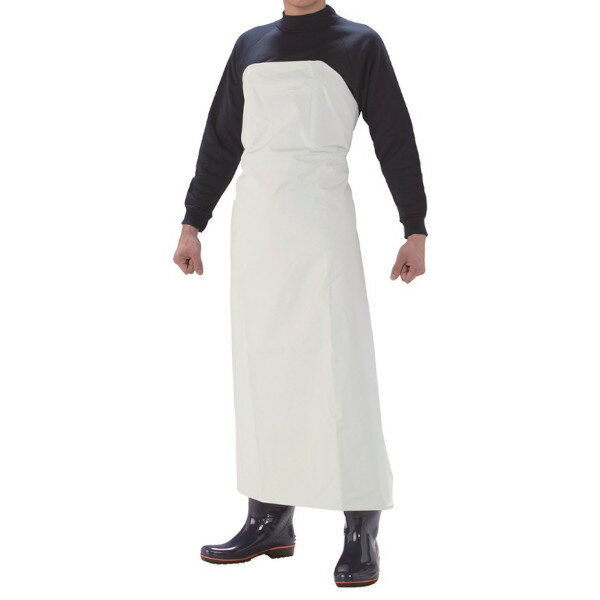 カジメイク GILIO ジャスト胸付前掛 白 1902 2サイズ