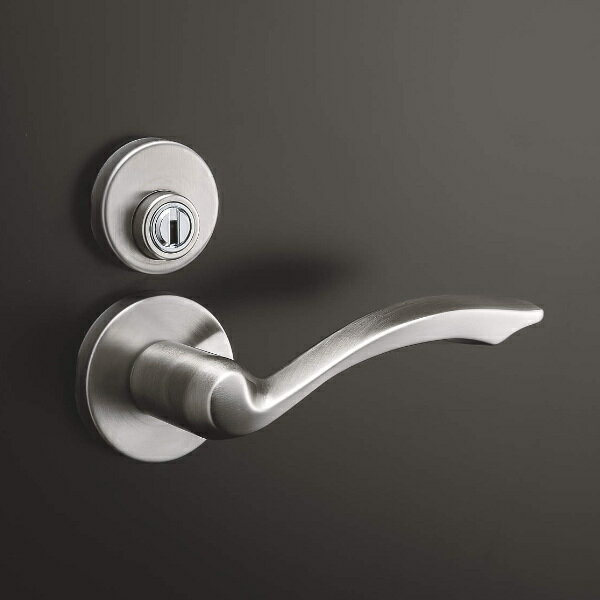 大建工業 ハピアドア hapia レバーハンドル 丸座 51デザイン サテンニッケル 簡易シリンダー錠 VAA514-ZNF