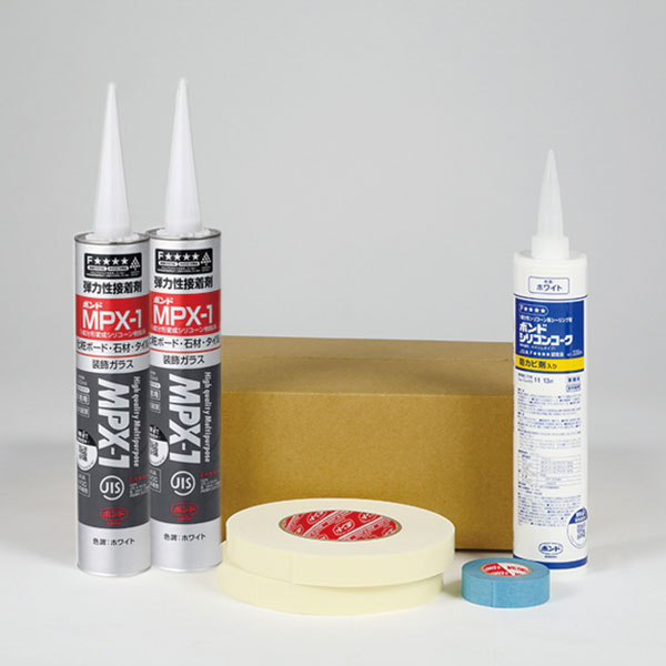 【11月はエントリーでP10倍】 日本デコラックス キッチン・サニタリー・トイレ用接着剤セット カラー別..