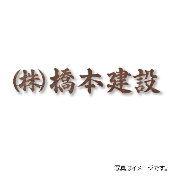 【11月はエントリーでP10倍】 福彫 館銘板・商業サイン ニューブラスアイアン館銘板 IRZ-16