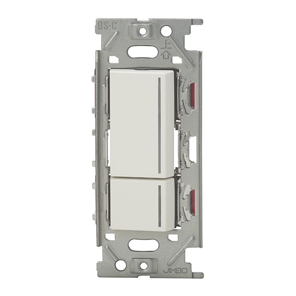 JIMBO NK NKW ガイド・チェックランプ付きスイッチセット 3路ダブル PW色 NKW02863PW