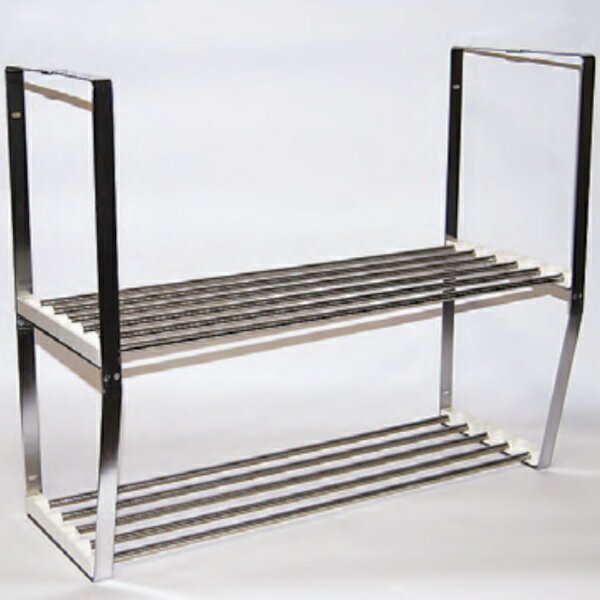 【12月はエントリーでP10倍】 【法人限定】ライフ住器 ステンレス水切パイプ棚 スタンダードタイプ2段 間口90cm SK900-2N