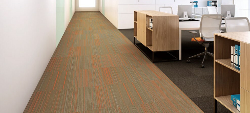 田島ルーフィング カーペットタイル タピスシリーズ タピスプレーヌ2マルチストライプ 481-852 ケース販売