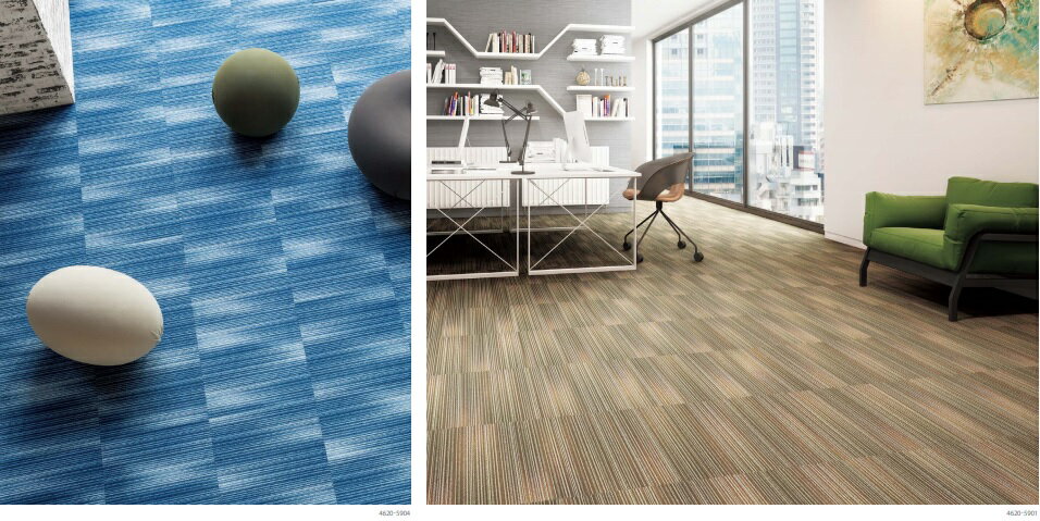 田島ルーフィング カーペットタイル タピススタイルシリーズ スモールストリーム タピススタイルSS 4620-5906 ケース販売