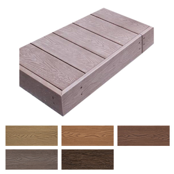 中部フローリング リーガルデッキ 標準色 幕板中空材 (3枚入) (5種類)