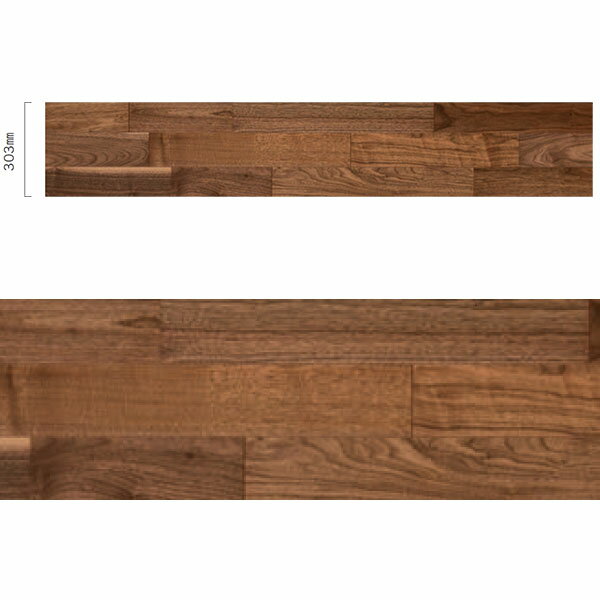 朝日ウッドテック ライブナチュラル MSX 3P (6枚入り) ブラックウォルナット MSX3002WS フロア材