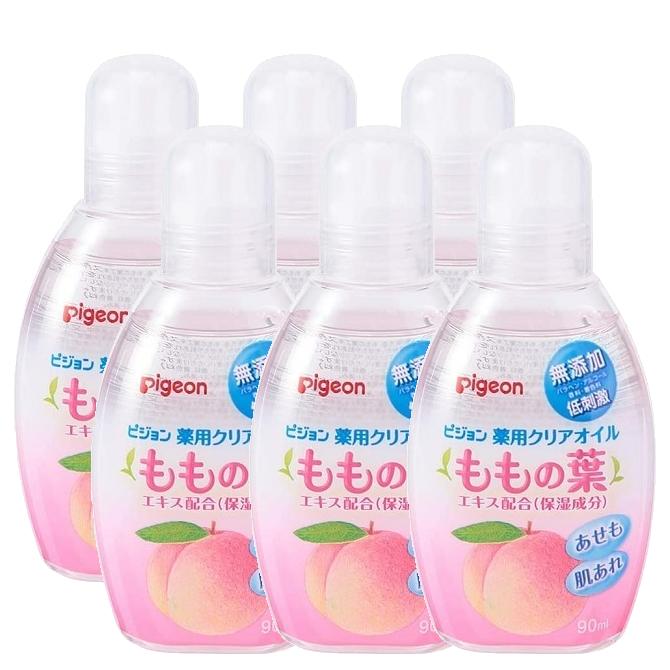 ピジョン 薬用 クリアオイル ももの葉 90ml×6個セット