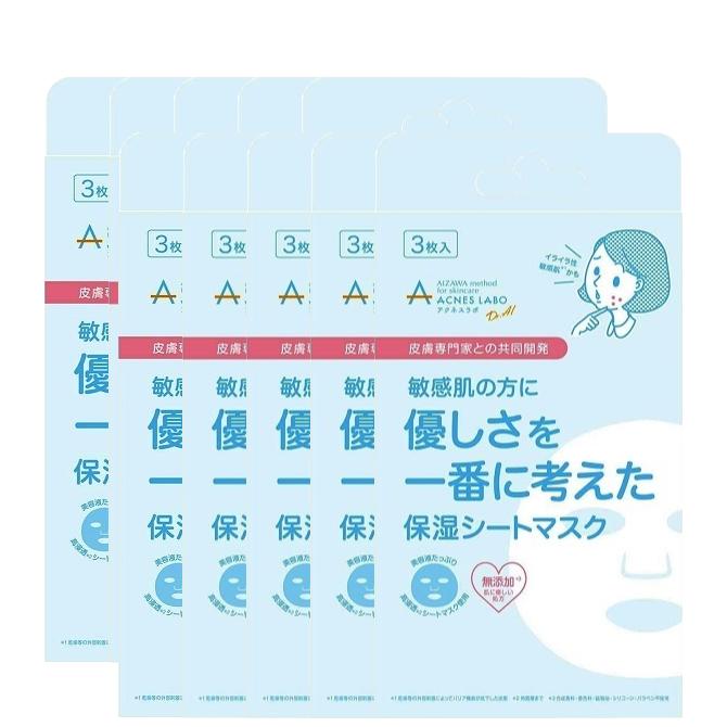 アクネス ラボ モイスチャー フェイスマスク 22ml 3枚入×10個セット