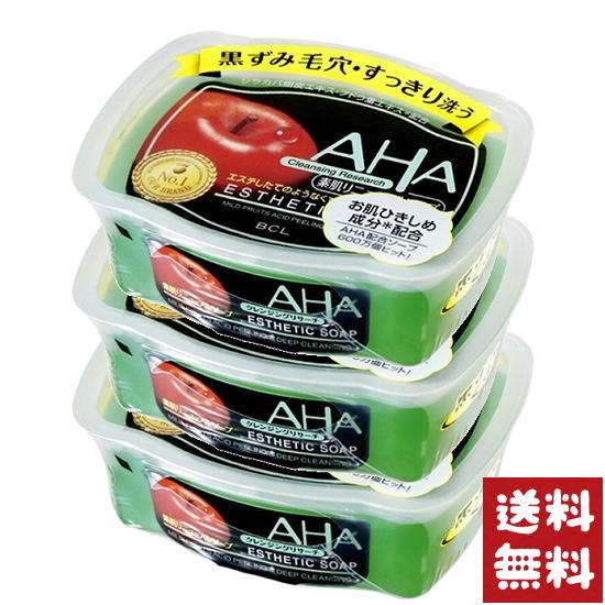 クレンジングリサーチ 洗顔石鹸 AHA クレンジングリサーチ ソープ 100g 洗顔 石けん×3個セット