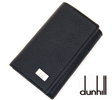 ダンヒル キーケース（メンズ） dunhill ダンヒル 19F2950AV001R AVORITIES アボリティーズ レザー メンズ用 ポケット付 6連キーケース ブラック L2R950A 新品【送料無料】