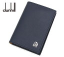 ダンヒル 名刺入れ メンズ dunhill　ダンヒル　L2T747N　BELGRAVE　FURHAM フルハム　ベルグレーブ　カードケース　名刺入れ　ネイビー イエロー 【送料無料】