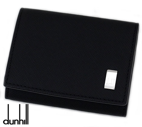 ダンヒル 革小銭入れ メンズ dunhill ダンヒル 22R2P13PS001R PLAIN プレーン コインケース　小銭入れ　ブラック 【送料無料】