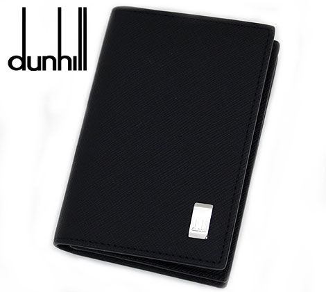dunhil ダンヒル 22R2P11PS001R プレーン PVC カードケース 名刺入れ ブラック メンズ ギフト おすすめ 新品 【送料無料】