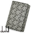 dunhill ダンヒル 24F2178LT038R シグネチャー Granite キーケース キーリング付 キーホルダー メンズ 男性用 グレー 新品 【送料無料】