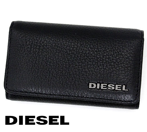 ディーゼル DIESEL ディーゼル　X06629 P0396 T8013　THEBEIS KEYCASE II　メンズ　6連キーケース　キーホルダー　キーリング付き　ブラック【送料無料】