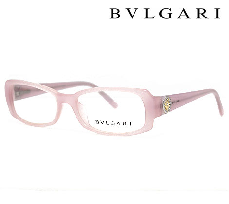 アウトレット BVLGARI 455-B 791 ブルガリ メガネフレーム 伊達メガネ 眼鏡 訳あり 在庫処分 ピンク 【送料無料】