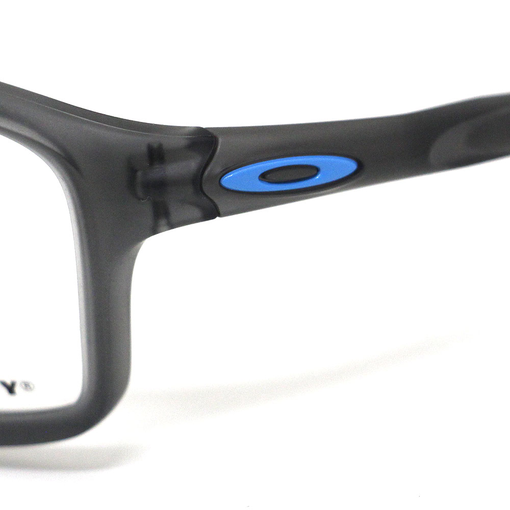 OAKLEY オークリー OX8080-0158 メガネフレーム　クロスリンク ゼロ CROSSLINK ZERO Asia Fit ローブリッジフィット 伊達メガネ サテン グレー スモーク 正規品 新品 【送料無料】