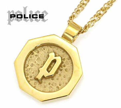 ポリス POLICE　ポリス 26377PSG02　TOKEN SMALL ネックレス　ペンダント　アクセサリー　ゴールド 【送料無料】