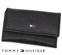 トミー ヒルフィガー キーケース TOMMYHILFIGER トミーヒルフィガー　31TL170006 001　レザー　6連キーケース　キーホルダー　ブラック【送料無料】