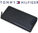 トミーヒルフィガー 長財布 メンズ TOMMYHILFIGER トミーヒルフィガー 31TL13X025 001 ラウンドファスナー長財布 小銭入れ付 ブラック メンズ ウォレット Cambridge レザー メンズ 5845/01【送料無料】