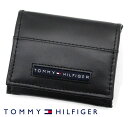 TOMMYHILFIGER トミーヒルフィガー　31TL25X024 001　コインケース　小銭入れ　コインパース ブラック　レザー メンズ 男性用 お祝い ギフト プレゼント 【送料無料】