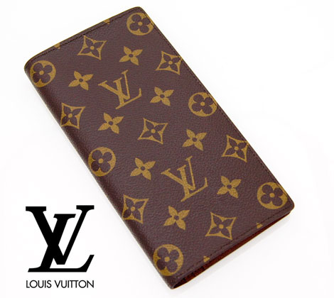 LOUIS VUITTON ルイ ヴィトン M66540 モノグラム メンズ用小銭入れ付き長札 ポルト フォイユ ブラザ 新品 メンズ【送料無料】