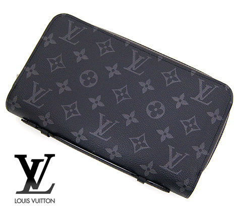 ルイヴィトン 長財布（メンズ） LOUIS VUITTON ルイ ヴィトン M61698 モノグラム・エクリプス ジッピーXL ラウンドファスナー長財布 トラベル メンズ 新品【送料無料】