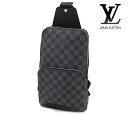 ダミエ LOUIS VUITTON ルイ ヴィトン 箱付 N41719 ダミエ グラフィット アヴェニュー・スリングバッグ メンズ ボディバッグ　ショルダーバッグ 斜め掛け 新品【送料無料】