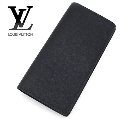 LOUIS VUITTON ルイ ヴィトン M30501 タイガ ポルトフォイユ ブラザ 小銭入れ付長財布 ノワール【送料無料】