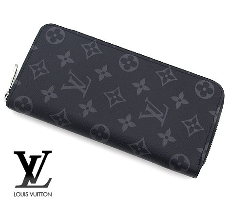 ルイヴィトン 長財布（メンズ） LOUIS　VUITTON　ルイヴィトン　M62295　モノグラム・エクリプス　ジッピー・ウォレット ヴェルティカル　メンズ用 小銭入れ付き　ラウンドファスナー長財布【送料無料】