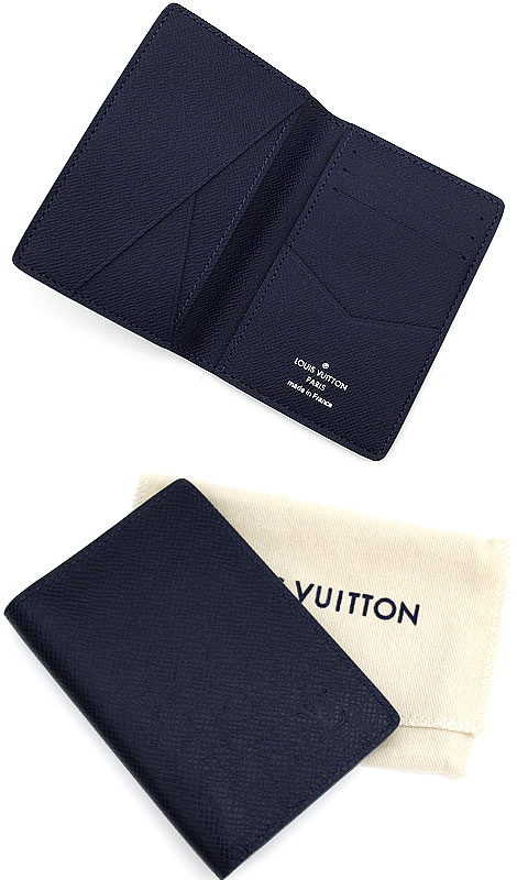 LOUIS　VUITTON　ルイヴィトン　M30535　タイガ　名刺入れ/カードケース　オーガナイザー・ドゥ ポッシュ　ブルーマリーヌ【送料無料】