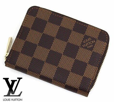 ルイヴィトン LOUIS VUITTON ルイ ヴィトン N63070 ダミエ 小銭入れ ジッピーコインパース コインケース 男女兼用【送料無料】