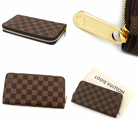 LOUIS　VUITTON　ルイ　ヴィトン　N41661　ダミエ　ラウンドファスナー長財布　ジッピー・ウォレット　N41661【送料無料】