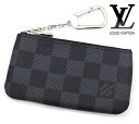 LOUIS　VUITTON　ルイ　ヴィトン　N60155　ダミエ・グラフィット　ポシェット・クレ　キーリング付コインケース　N60155【送料無料】