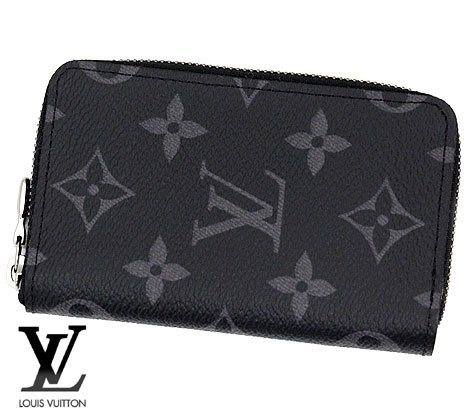 LOUIS VUITTON ルイヴィトン M81662 モノグラム・エクリプス ジッピー・コインパース ヴェルティカル コインケース　小銭入れ【送料無料】