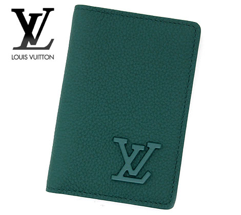LOUIS VUITTON ルイ ヴィトン M82276 アエログラム オーガナイザー・ドゥ ポッシュ 名刺入れ カードケース エバーグリーン 新品【送料無料】のサムネイル