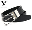 LOUIS VUITTON ルイ ヴィトン M8204V ベルト スレンダー 35MM リバーシブル ダミエ レザー メンズ 男性用 ノワール ブラック 85c...