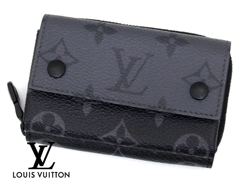 LOUIS VUITTON ルイヴィトン M82771 モノグラム・エクリプス リバース ジッピー・オーガナイザー コインケース ミニ財布 小銭入れ 新品【送料無料】