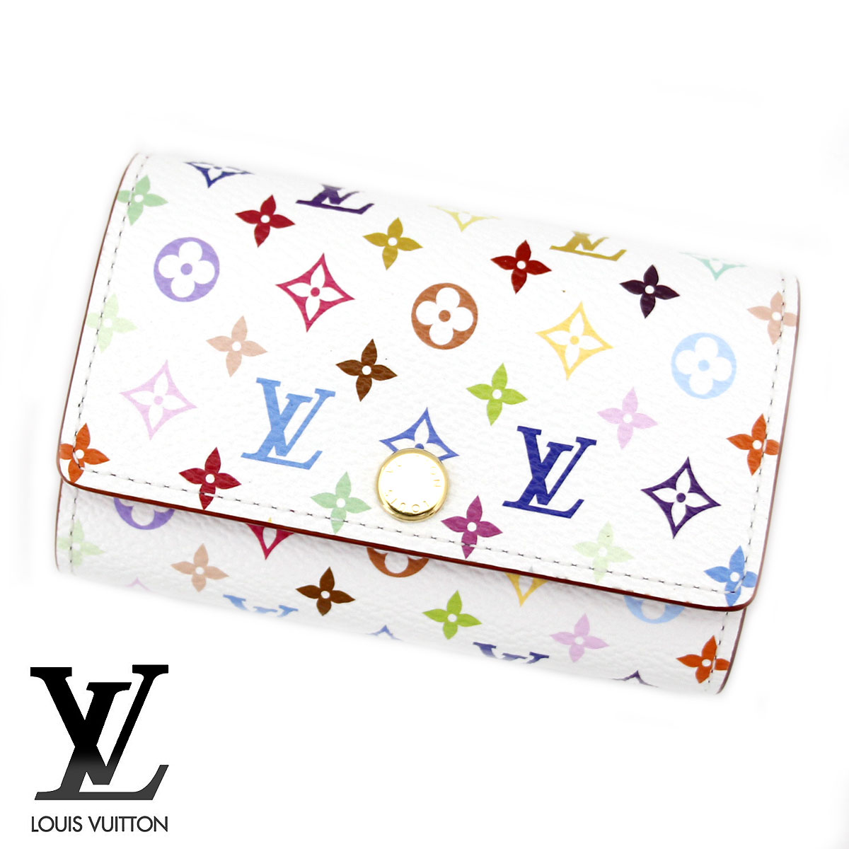 LOUIS VUITTON ルイ ヴィトン M14092 LV × TM 村上隆 キーケース ミュルティクレ6 6連キーケース マルチカラー 新品 日本限定モデル 【送料無料】のサムネイル