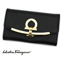 フェラガモ キーケース Salvatore Ferragamo　フェラガモ 22-D151 0683320 GANCINO CLIP ガンチーノ クリップ 6連キーケース NERO ブラック 新品 ギフト【送料無料】