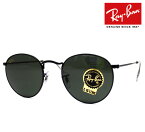 Ray Ban レイバン RB3447 919931 50 ROUND METAL G-15 サングラス ラウンドメタル レンズ メンズ レディース ユニセックス ブラック グリーン 正規品 【送料無料】