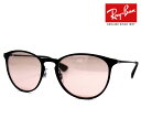 Ray Ban レイバン RB3539 002/5 54 サングラス ERIKA METAL メタル エリカ ブラック ライトピンク 正規品 メンズ レディース ユニセックス 新品 【送料無料】