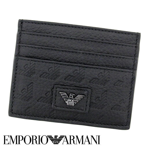 EMPORIO ARMANI エンポリオアルマーニ YEM320 YQ671 80001 カードホルダー カードケース 名刺入れ IDケース レザー オールオーバーエンボスイーグル ブラック 新品 メンズ【送料無料】 EMPORIO ARMANI エンポリオアルマーニ YEM320 YQ671 80001 カードホルダー カードケース 名刺入れ IDケース レザー オールオーバーエンボスイーグル ブラック 新品 メンズ【送料無料】