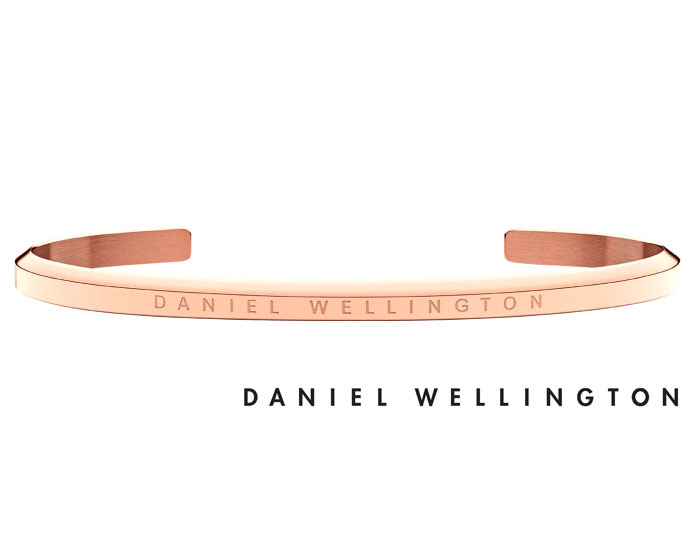 Daniel Wellington ダニエルウェリントン DW00400003 クラシックブレスレット Sサイズ アクセサリー バングル ピンクゴールド Cla...