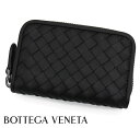 BOTTEGA VENETA ボッテガヴェネタ 114075 V001N 1000 イントレチャート コインケース 小銭入れ ラムスキン ブラック 新品 送料無料