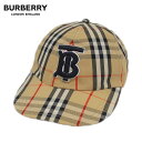 BURBERRY　バーバリー　8068032 A7028　Lサイズ　モノグラムモチーフ　チェック　コットン　キャップ 帽子　アーカイブベージュ メンズ 男性用 【送料無料】